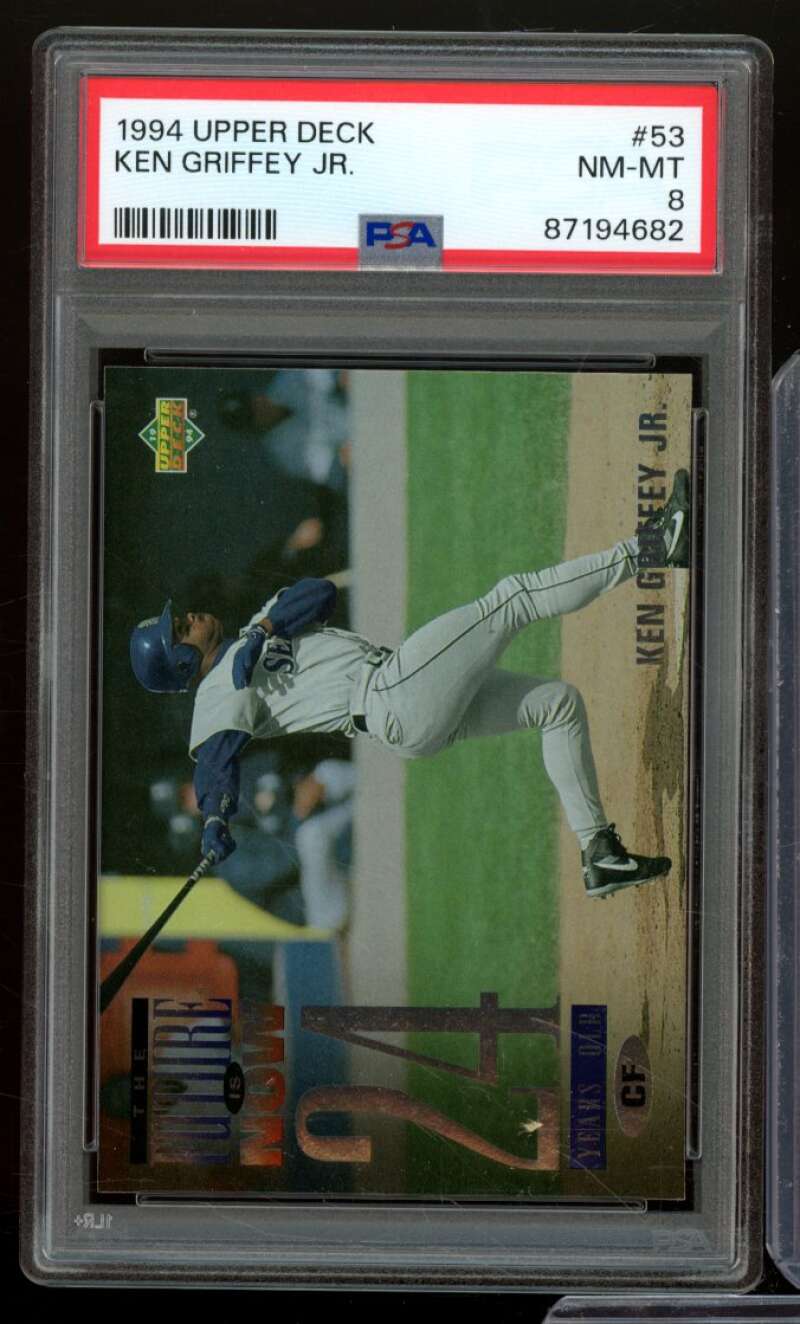 Ken Griffey Jr. Card 1994 Upper Deck #53 PSA 8 Image 1