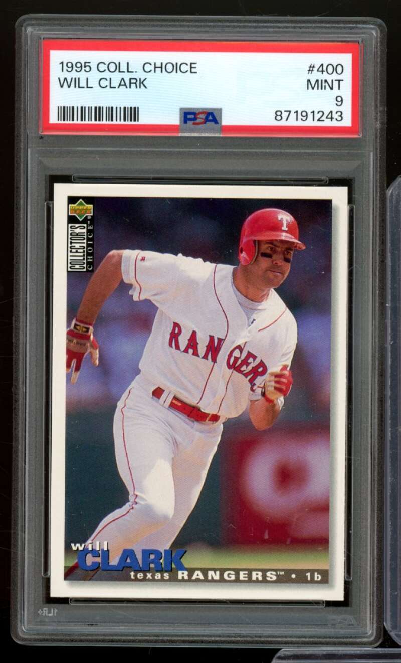 Will Clark Card 1995 Coll. Choice #400 PSA 9 Image 1