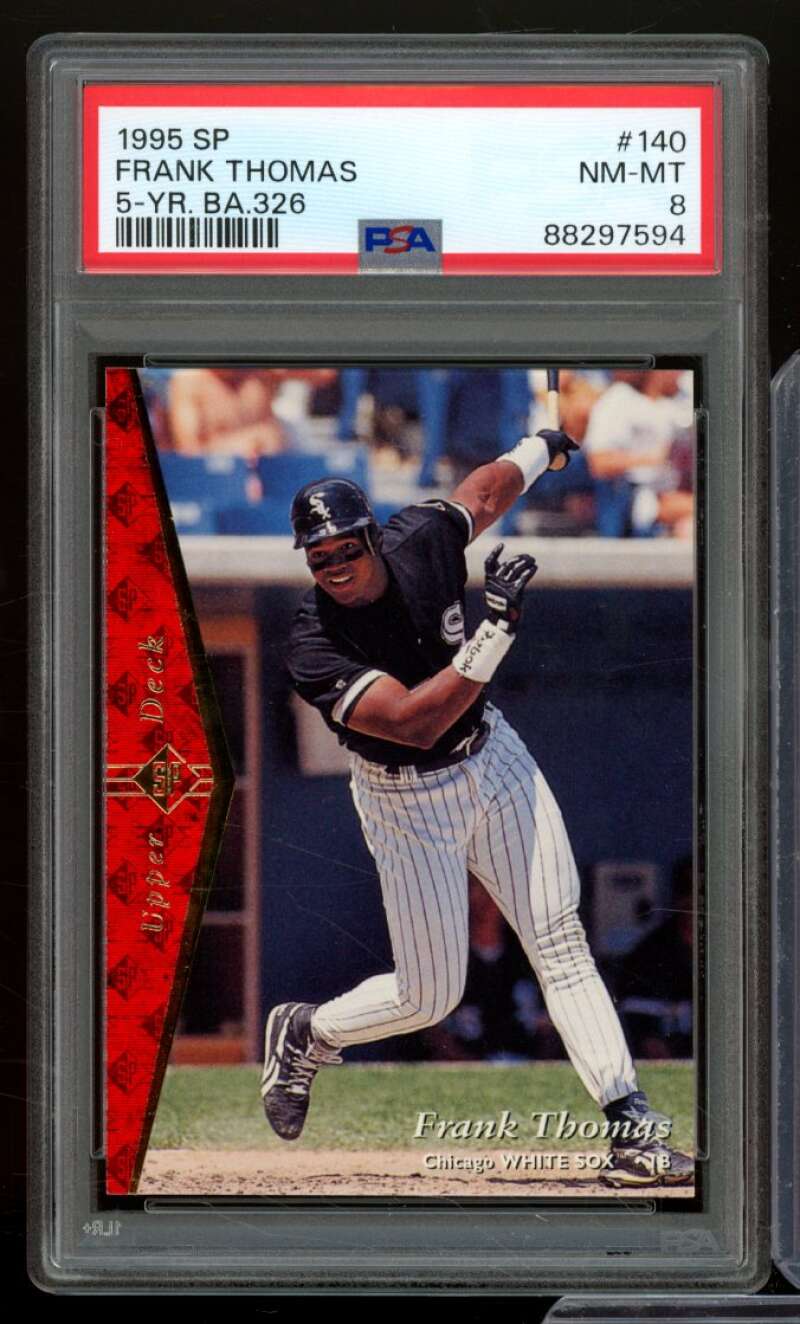 Frank Thomas Card 1995 SP #140 PSA 8 Image 1