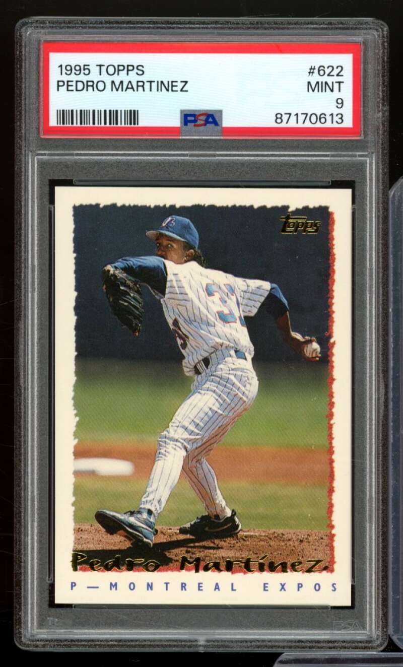 Pedro Martinez Card 1995 Topps #622 PSA 9 Image 1