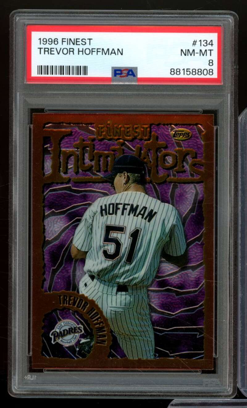 Trevor Hoffman Card 1996 Finest #134 PSA 8 Image 1