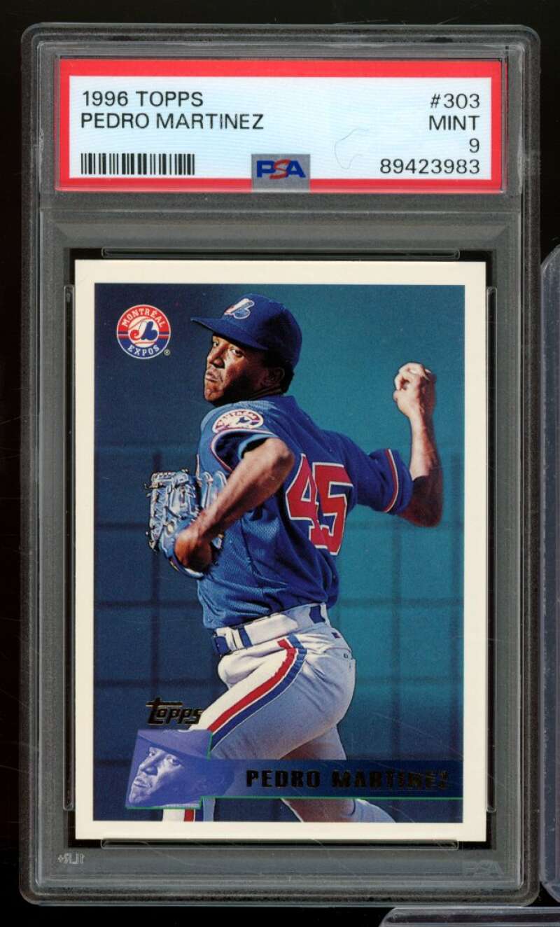 Pedro Martinez Card 1996 Topps #303 PSA 9 Image 1