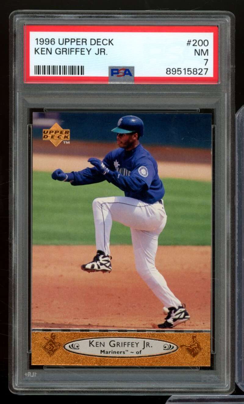 Ken Griffey Jr. Card 1996 Upper Deck #200 PSA 7 Image 1