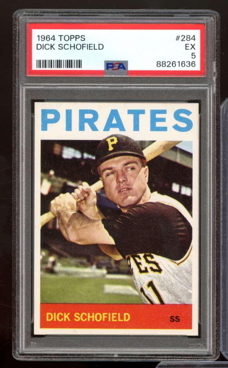 Dick Schofield Card 1964 Topps #284 PSA 5 Image 1