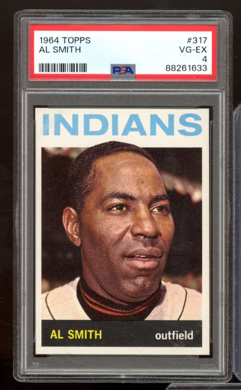 Al Smith Card 1964 Topps #317 PSA 4 Image 1