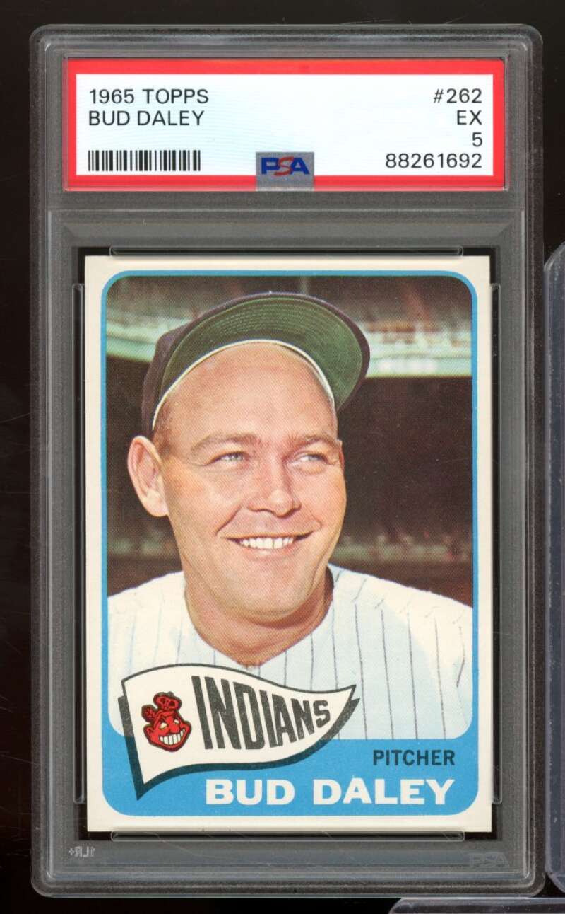 Bud Daley Card 1965 Topps #262 PSA 5 Image 1