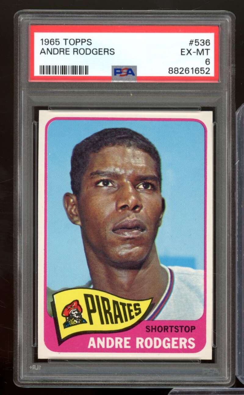 Andre Rodgers Card 1965 Topps #536 PSA 6 Image 1