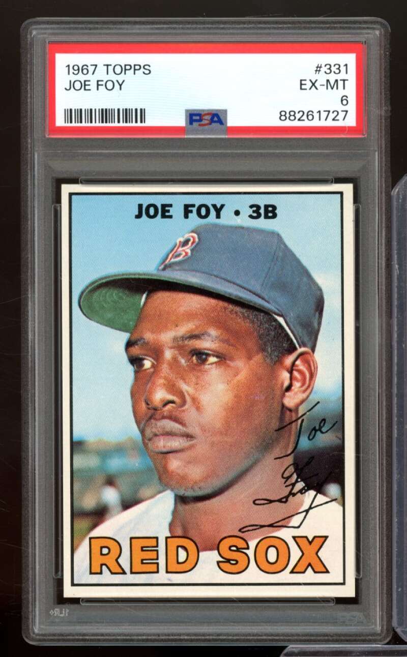 Joe Foy Card 1967 Topps #331 PSA 6 Image 1