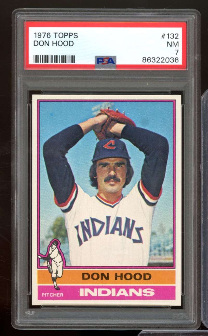 Don Hood Card 1976 Topps #132 PSA 7 Image 1