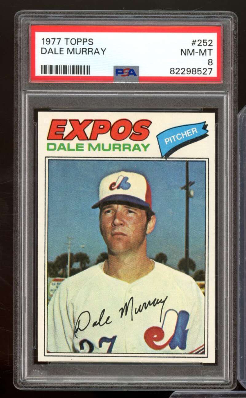 Dale Murray Card 1977 Topps #252 PSA 8 Image 1