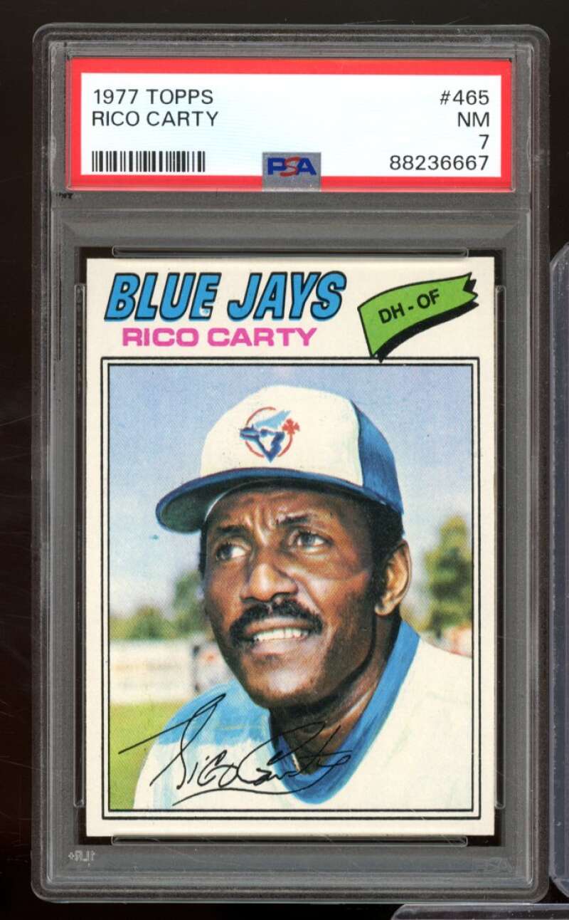 Rico Carty Card 1977 Topps #465 PSA 7 Image 1