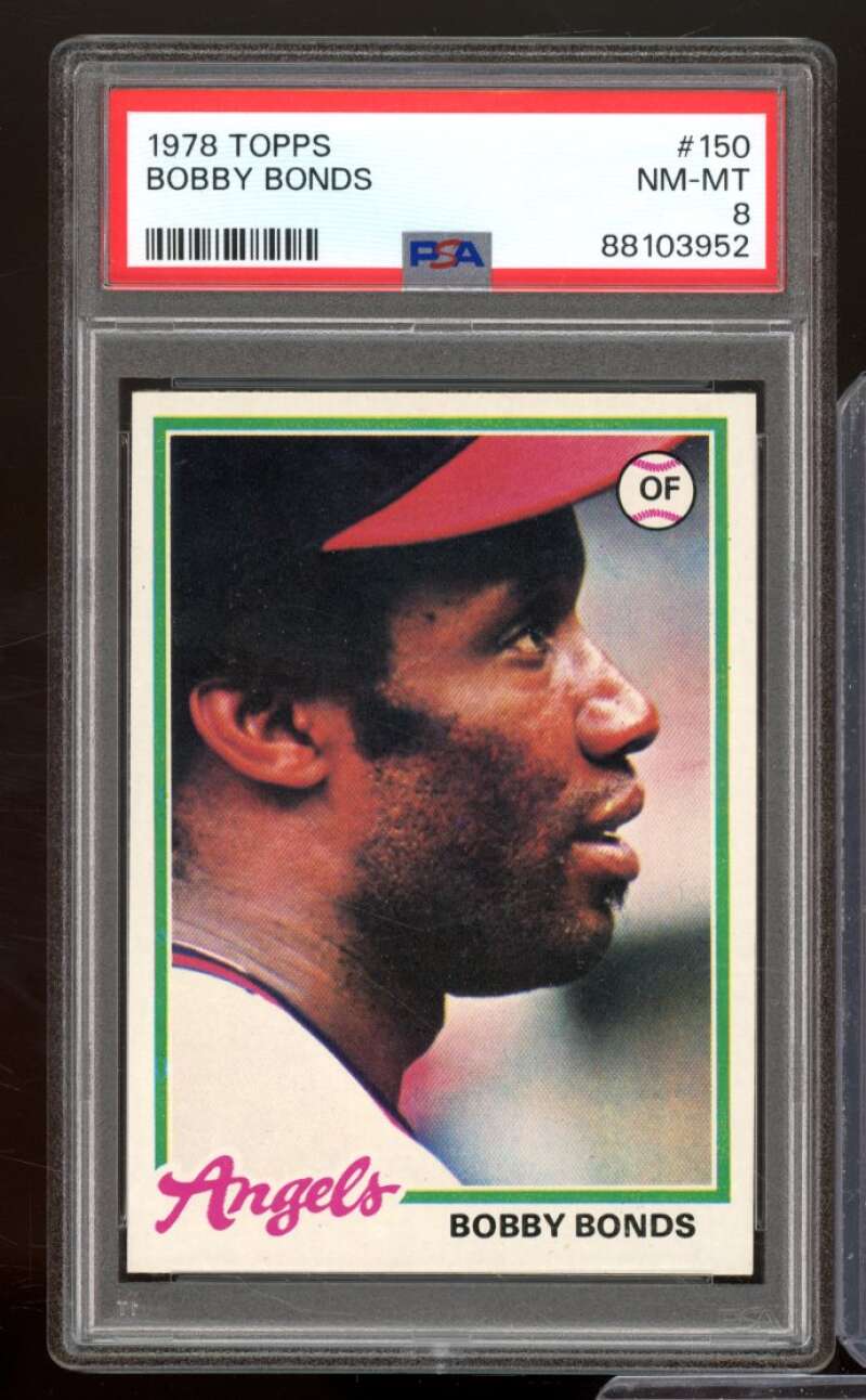 Bobby Bonds Card 1978 Topps #150 PSA 8 Image 1