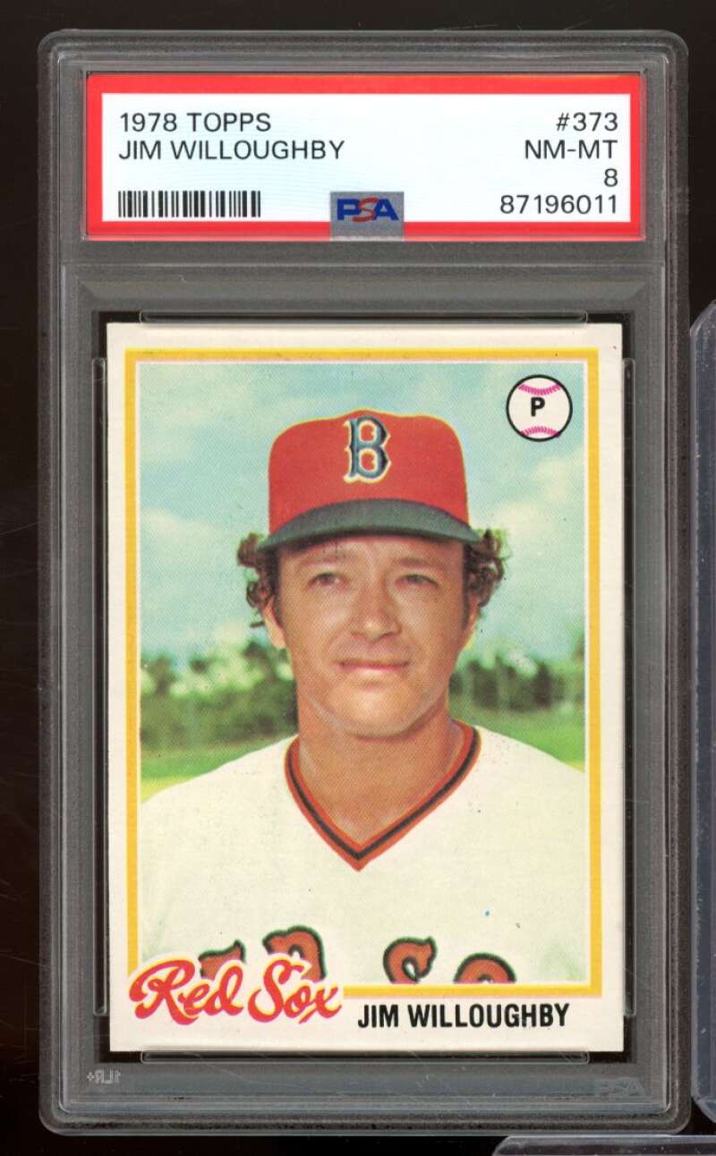 Jim Willoughby Card 1978 Topps #373 PSA 8 Image 1