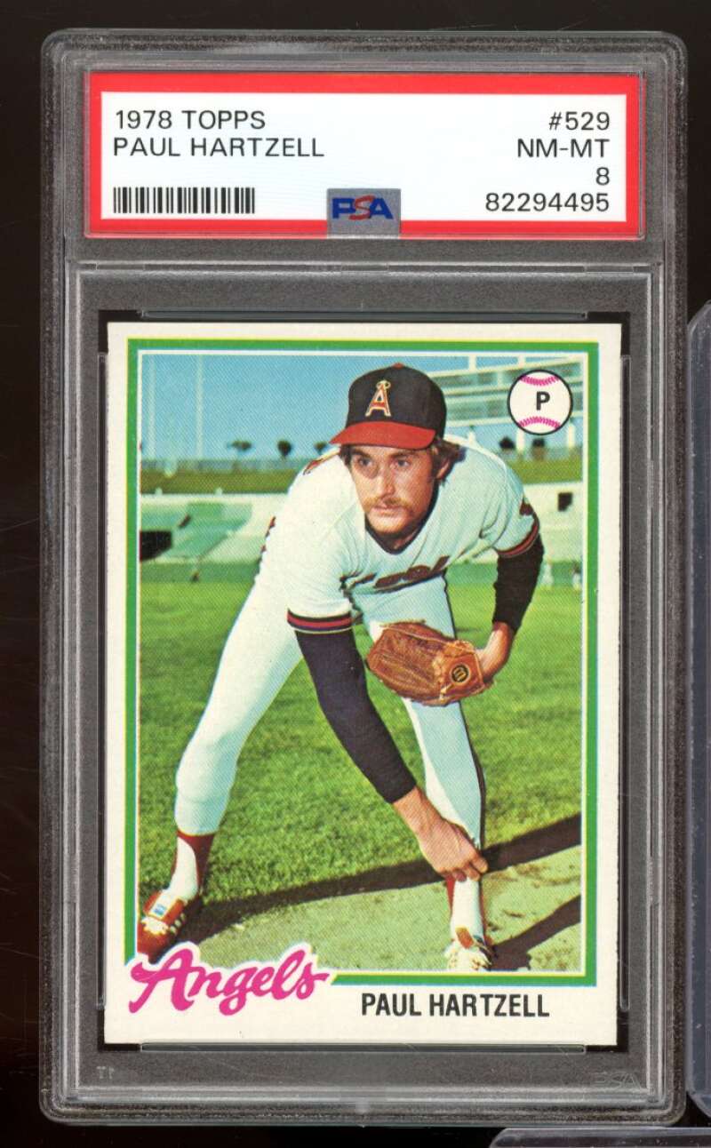 Paul Hartzell Card 1978 Topps #529 PSA 8 Image 1