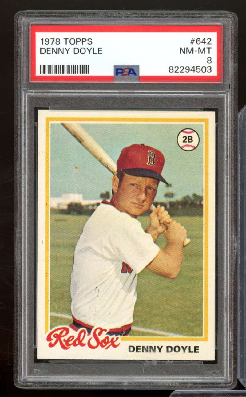 Denny Doyle Card 1978 Topps #642 PSA 8 Image 1