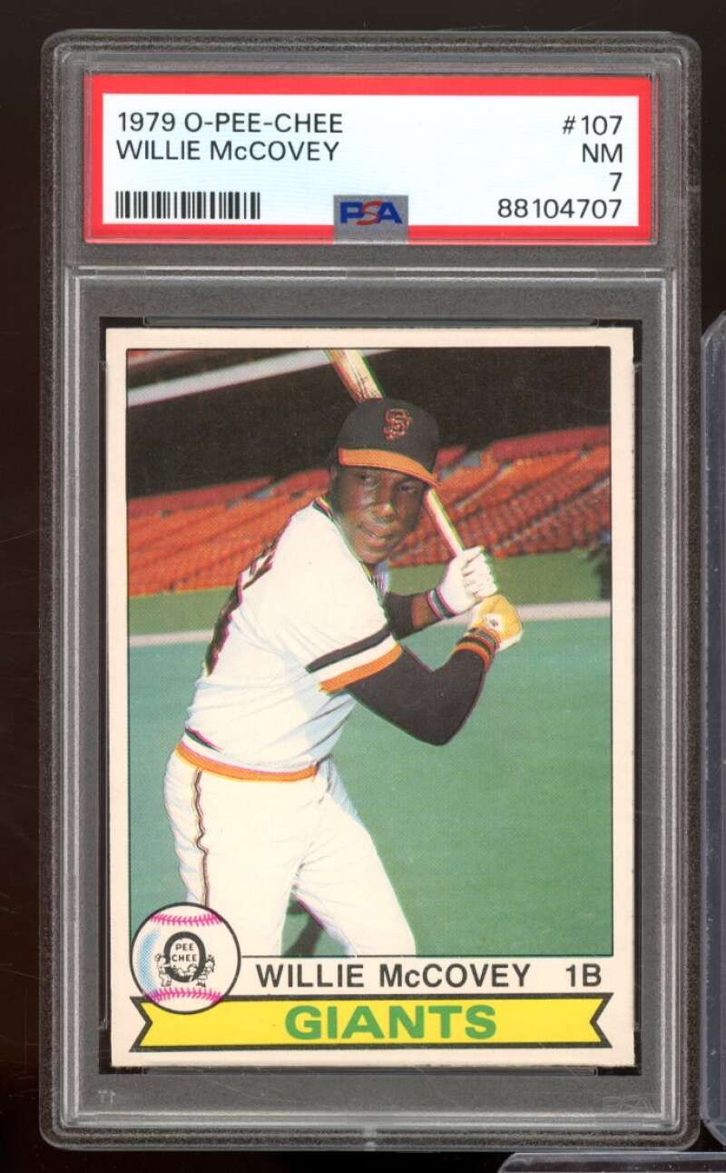 Willie McCovey Card 1979 O-Pee-Chee #107 PSA 7 Image 1