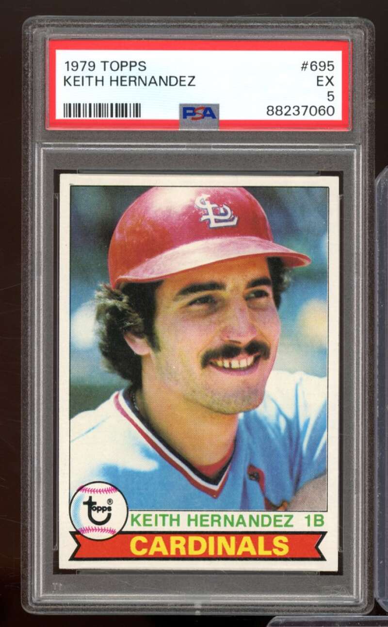 Keith Hernandez Card 1979 Topps #695 PSA 5 Image 1