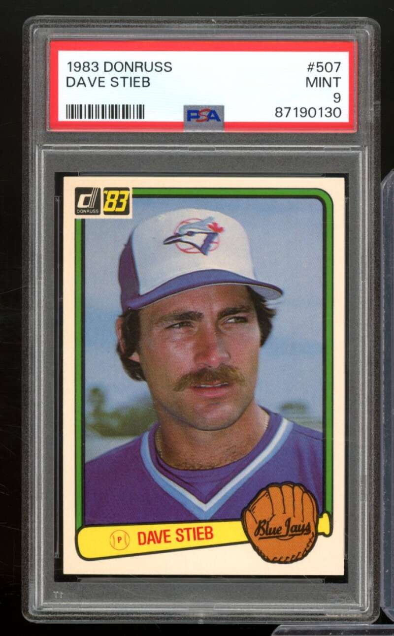 Dave Stieb Card 1983 Donruss #507 PSA 9 Image 1