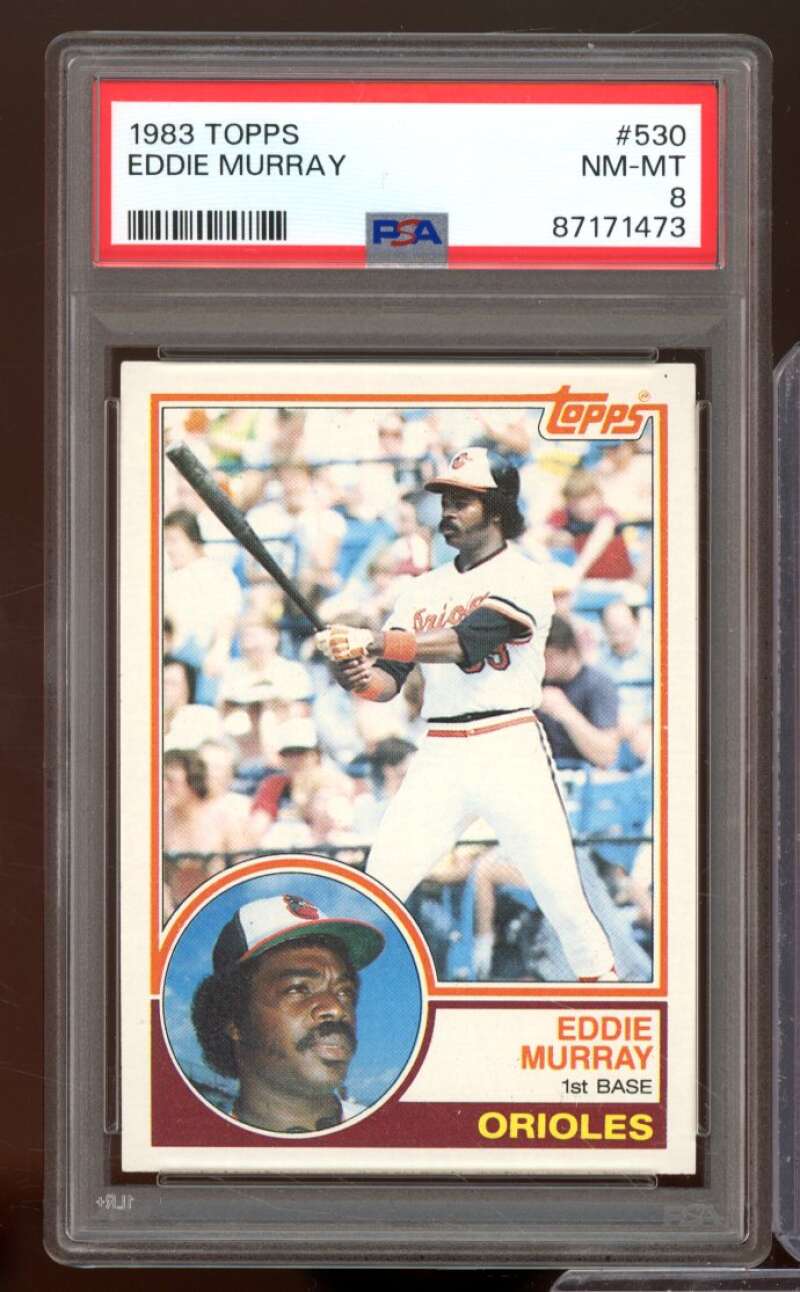 Eddie Murray Card 1983 Topps #530 PSA 8 Image 1