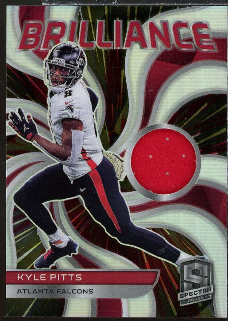 Kyle Pitts Card 2022 Panini Spectra Brilliance Materials Hyper #25  Image 1