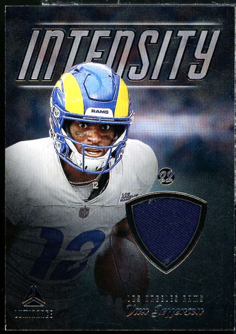 Van Jefferson Card 2022 Panini Luminance Intensity Jerseys #9  Image 1