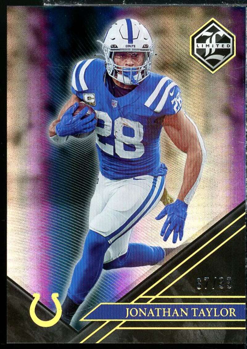 Jonathan Taylor Card 2022 Limited Gold Spotlight #48  Image 1