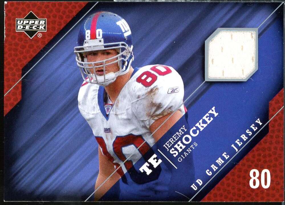 Jeremy Shockey Card 2005 Upper Deck Game Jerseys #JS  Image 1