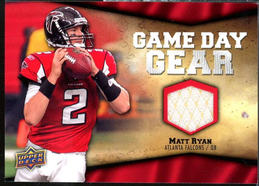 Matt Ryan Card 2009 Upper Deck Game Day Gear #MR  Image 1