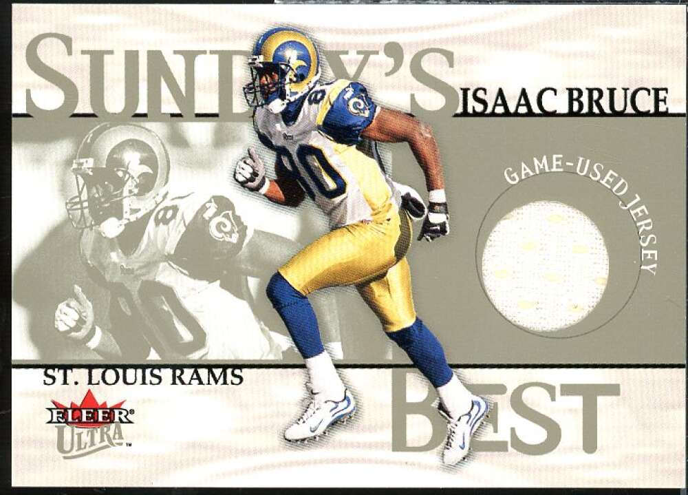 Isaac Bruce Card 2001 Ultra Sunday's Best Jerseys #4  Image 1