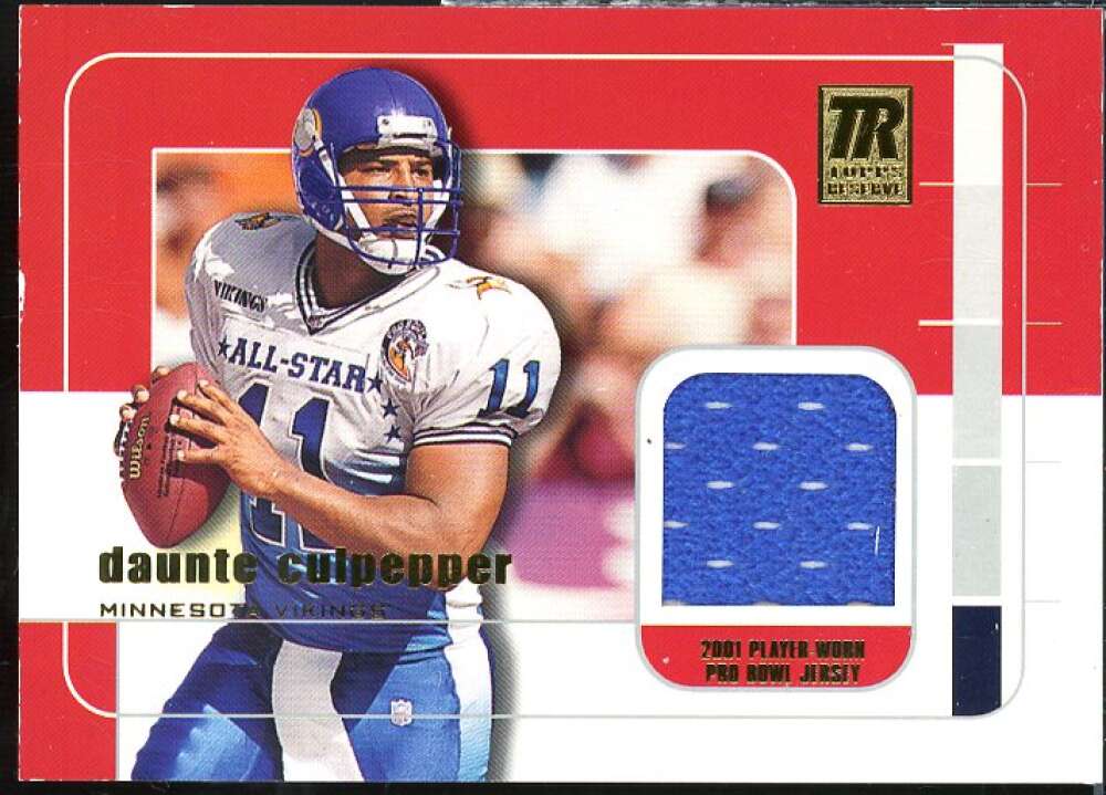 Daunte Culpepper Card 2002 Topps Reserve Jerseys #RRDC  Image 1