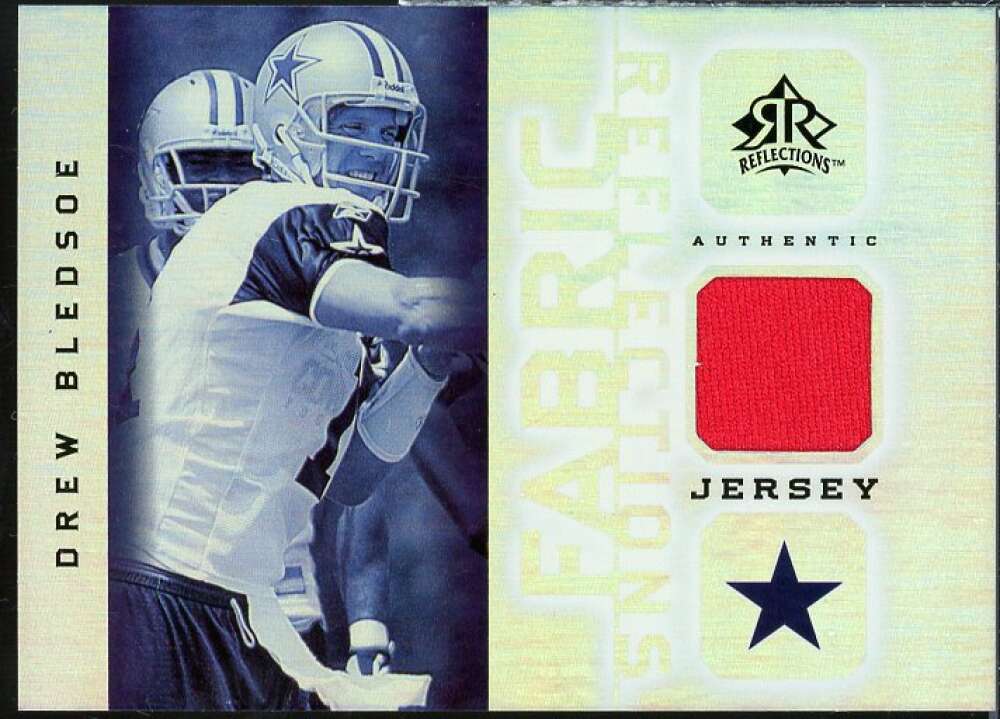 Drew Bledsoe Card 2005 Reflections Fabrics #FRDB  Image 1