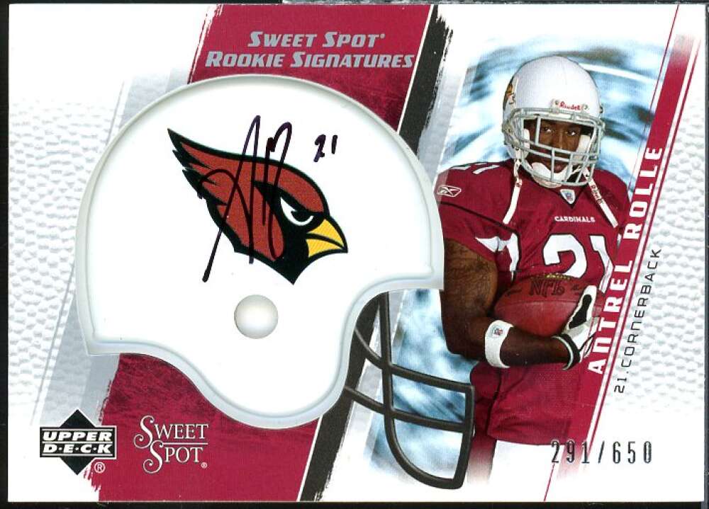 Antrell Rolle AU/650 Rookie Card 2005 Sweet Spot #260  Image 1