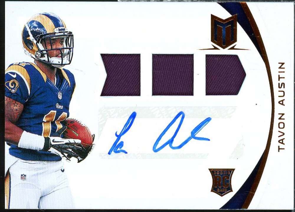 Tavon Austin JSY Rookie Card 2013 Momentum Rookie Signatures #234  Image 1