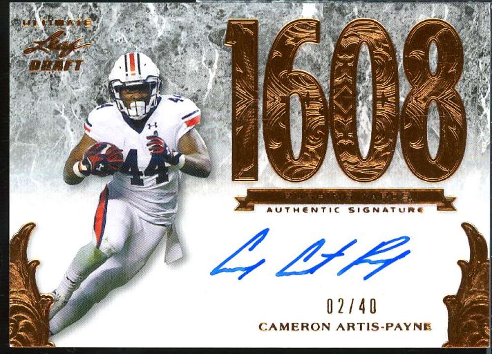 Cameron Artis-Payne Card 2015 Leaf Ultimate Draft Ultimate Numbers #UNCAP  Image 1