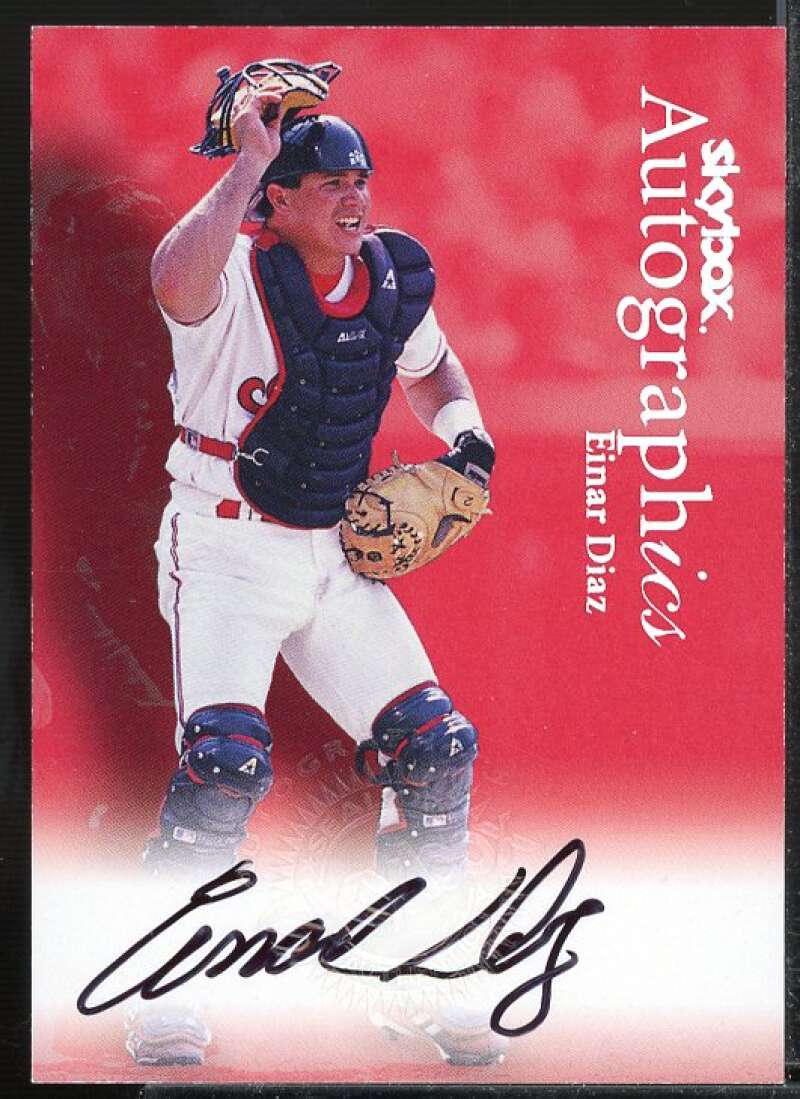 Einar Diaz Card 2000 SkyBox Autographics #36  Image 1
