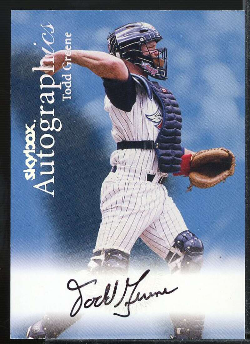 Todd Greene Card 2000 SkyBox Autographics #52  Image 1