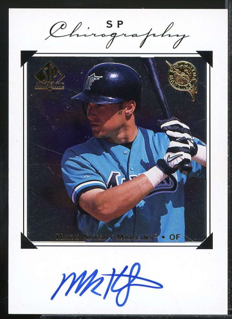 Mark Kotsay Card 1998 SP Authentic Chirography #MK  Image 1