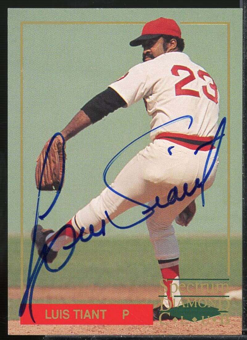 Luis Tiant Card 1993 Spectrum Diamond Club #5  Image 1