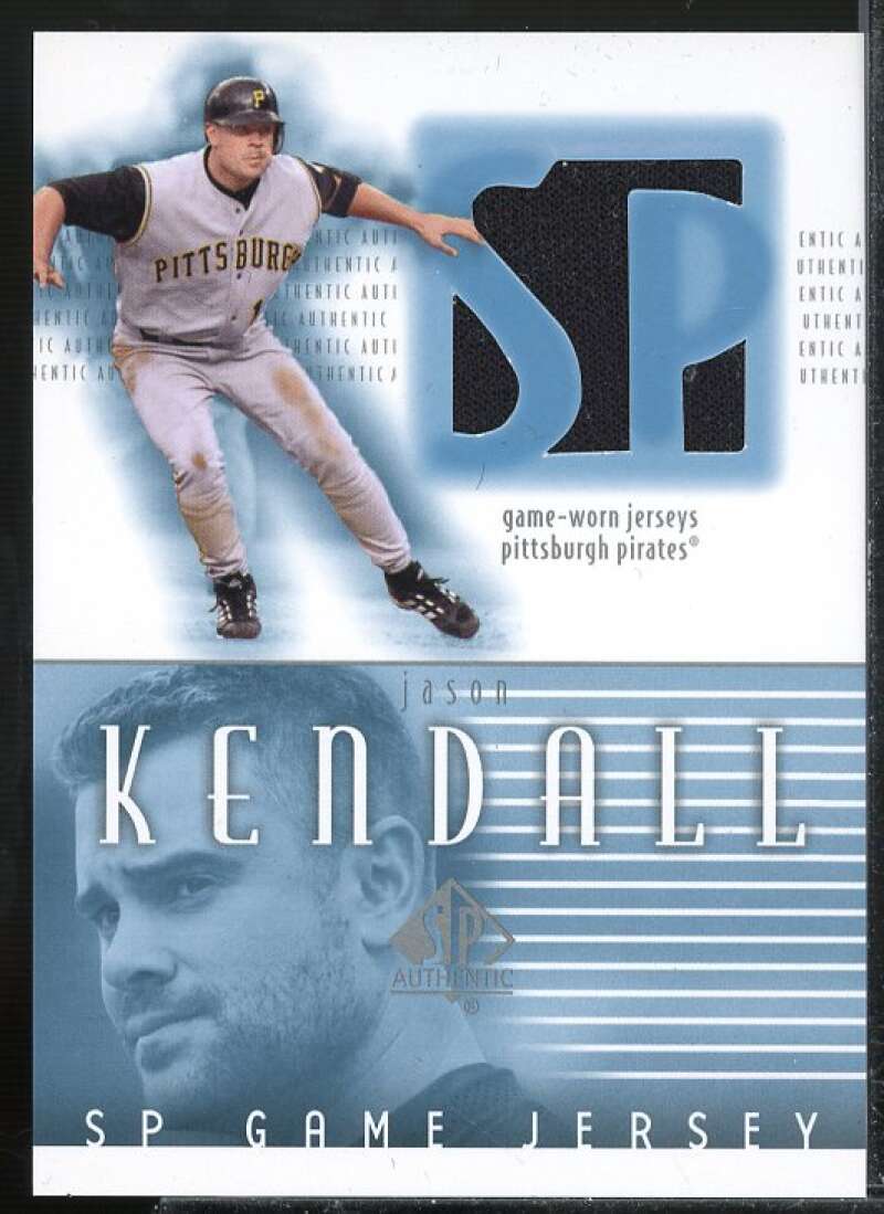 Jason Kendall Card 2002 SP Authentic Game Jersey #JJK  Image 1
