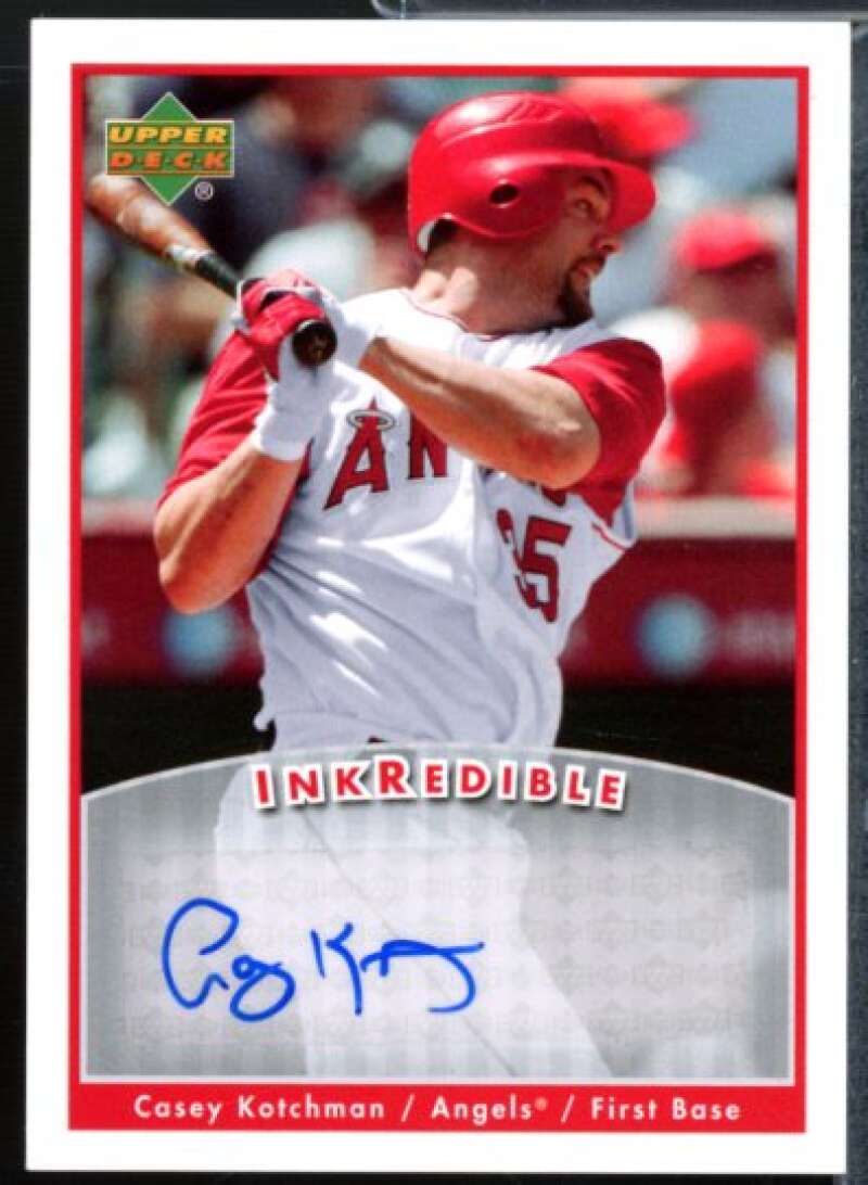 Casey Kotchman Card 2006 Upper Deck INKredible #CK  Image 1