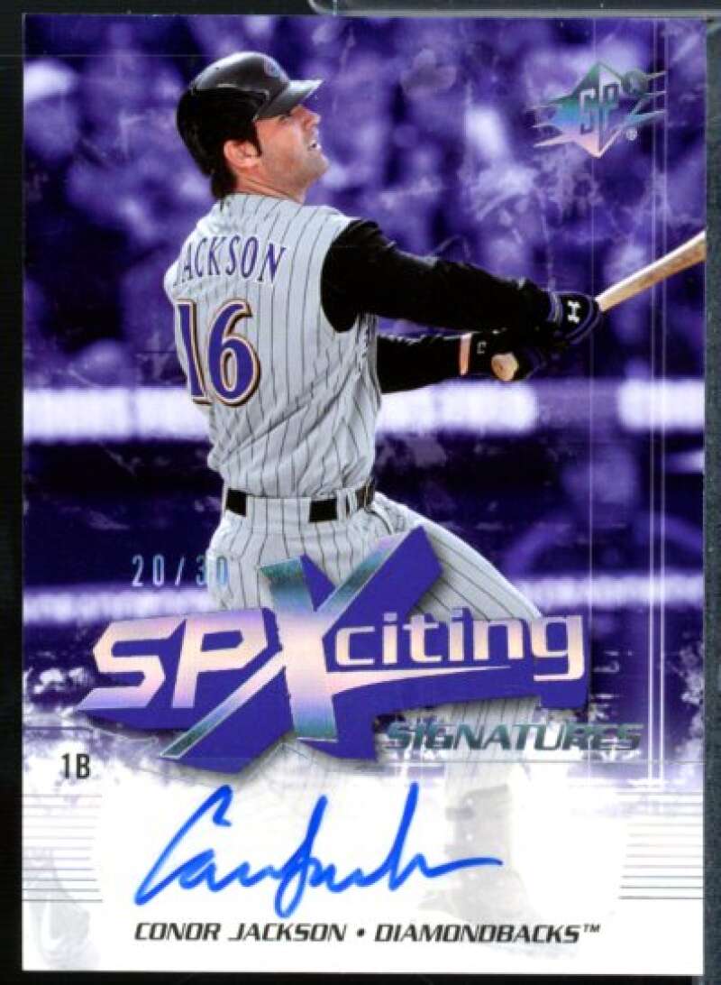 Conor Jackson Card 2006 SPx SPxciting Signature #CJ  Image 1