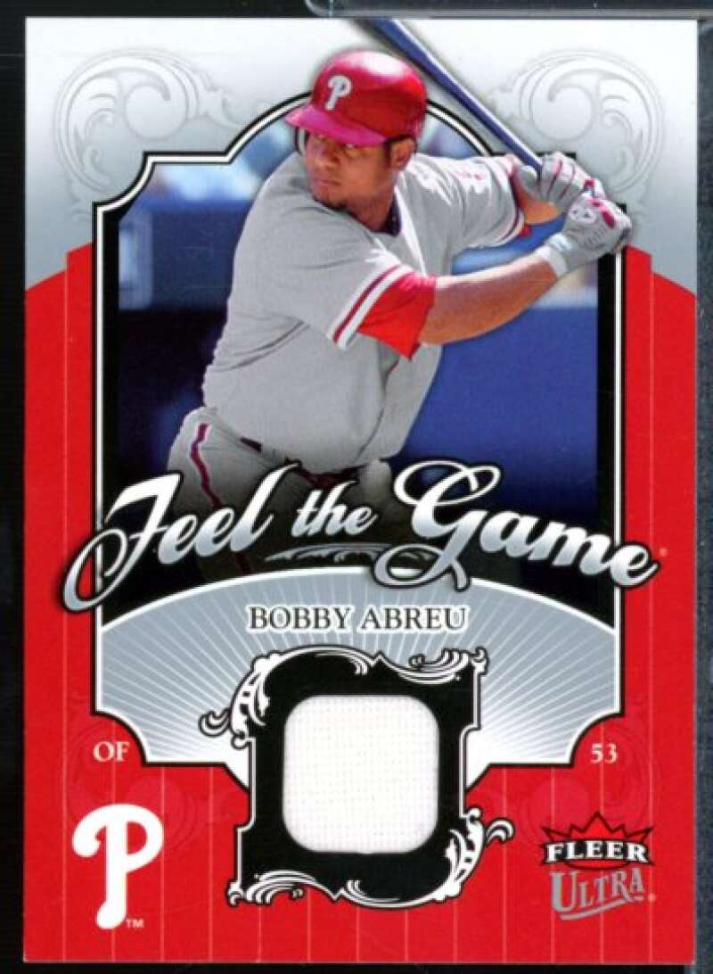 Bobby Abreu Jsy Card 2006 Ultra Feel the Game #BA  Image 1