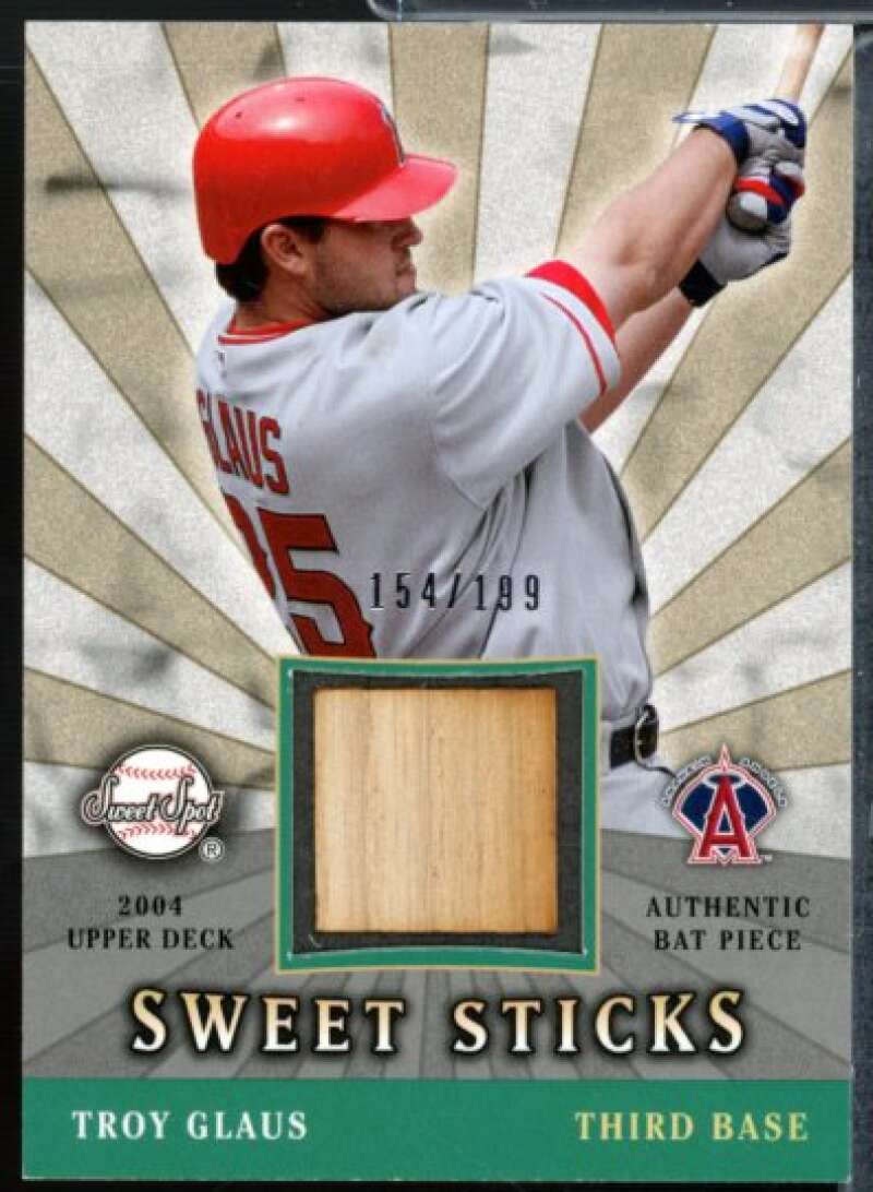 Troy Glaus Card 2004 Sweet Spot Sweet Sticks #SSSTG  Image 1