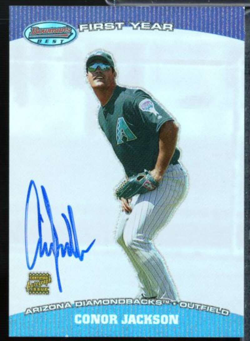 Conor Jackson FY AU Rookie Card 2004 Bowman's Best #CJ  Image 1