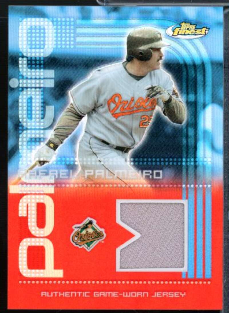 Rafael Palmeiro Jsy B Card 2004 Finest Relics #RP3  Image 1