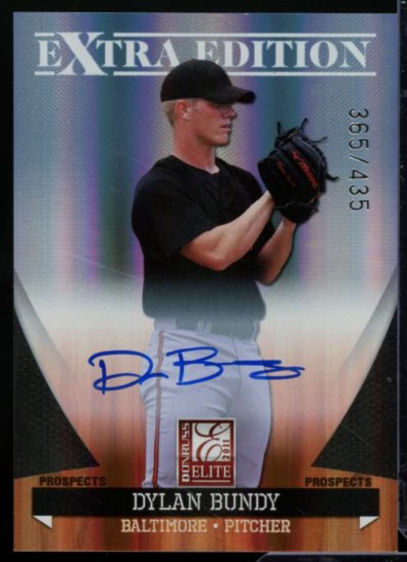 Dylan Bundy AU Rookie Card 2011 Donruss Elite Extra Edition Prospects #P4  Image 1