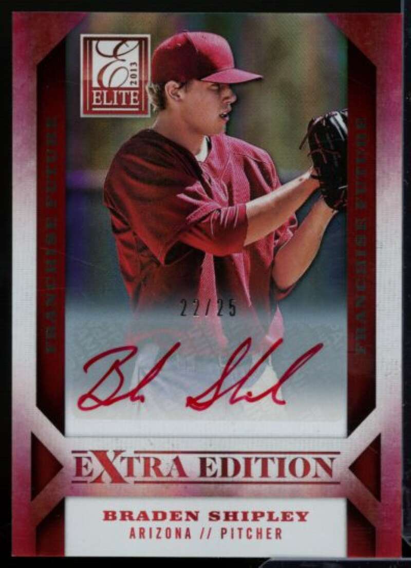 Braden Shipley 2013 Elite Extra Edition Franchise Futures Signatures Red Ink #4  Image 1
