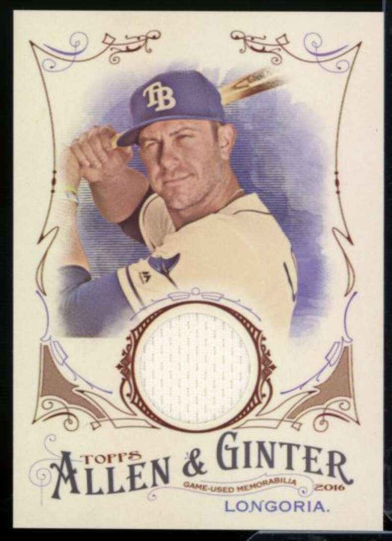 Evan Longoria Card 2016 Topps Allen and Ginter Relics #FSRBEL  Image 1