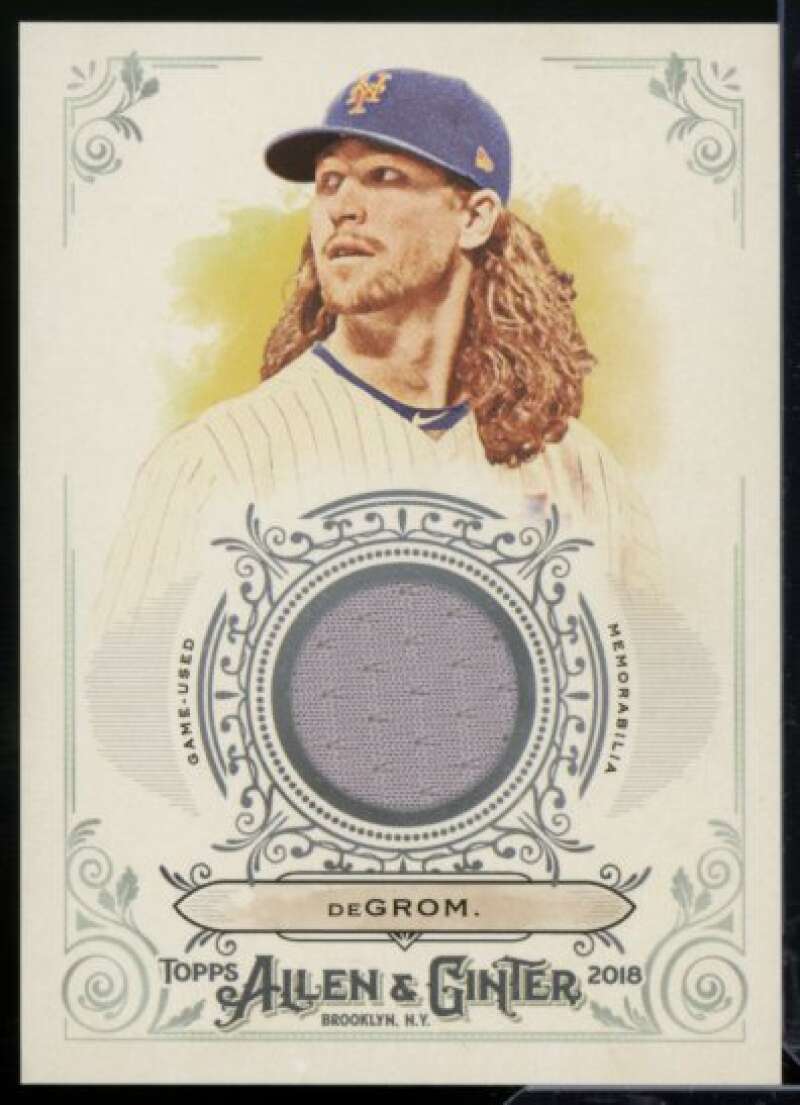 Jacob deGrom Card 2018 Topps Allen and Ginter Relics #FSRBJd  Image 1