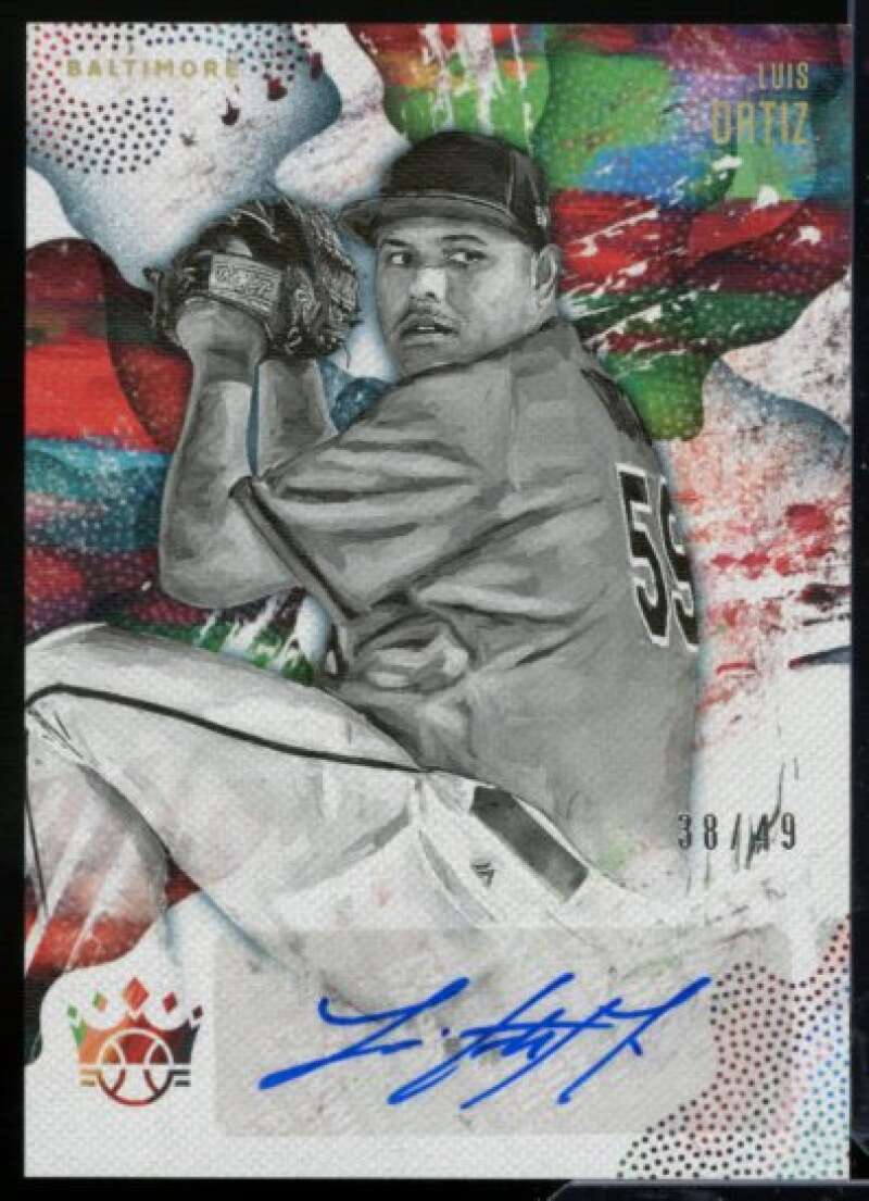 Luis Ortiz Card 2019 Diamond Kings DK Signatures Holo Gold #34  Image 1